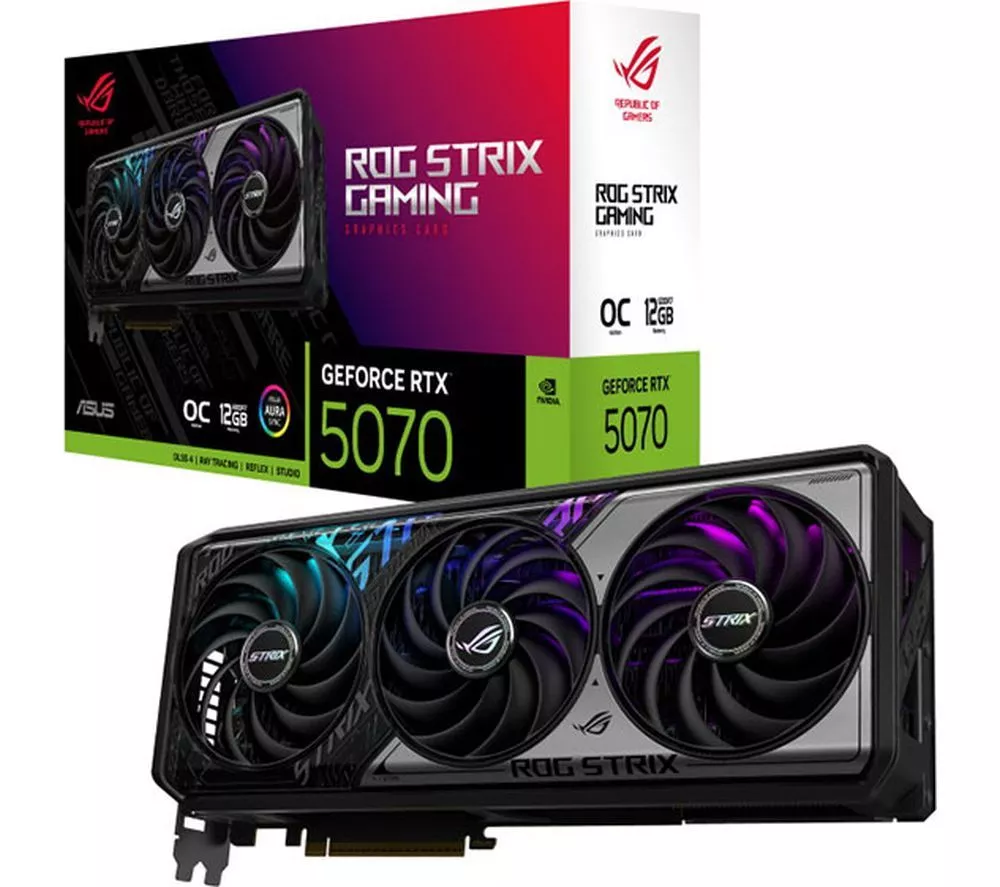 ASUS GeForce RTX 5070 12 GB ROG Strix Graphics Card