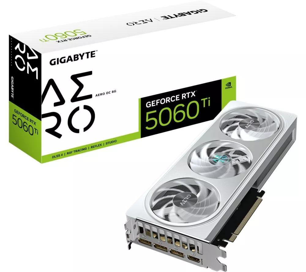 GIGABYTE GeForce RTX 5060 Ti 8 GB AERO OC Graphics Card