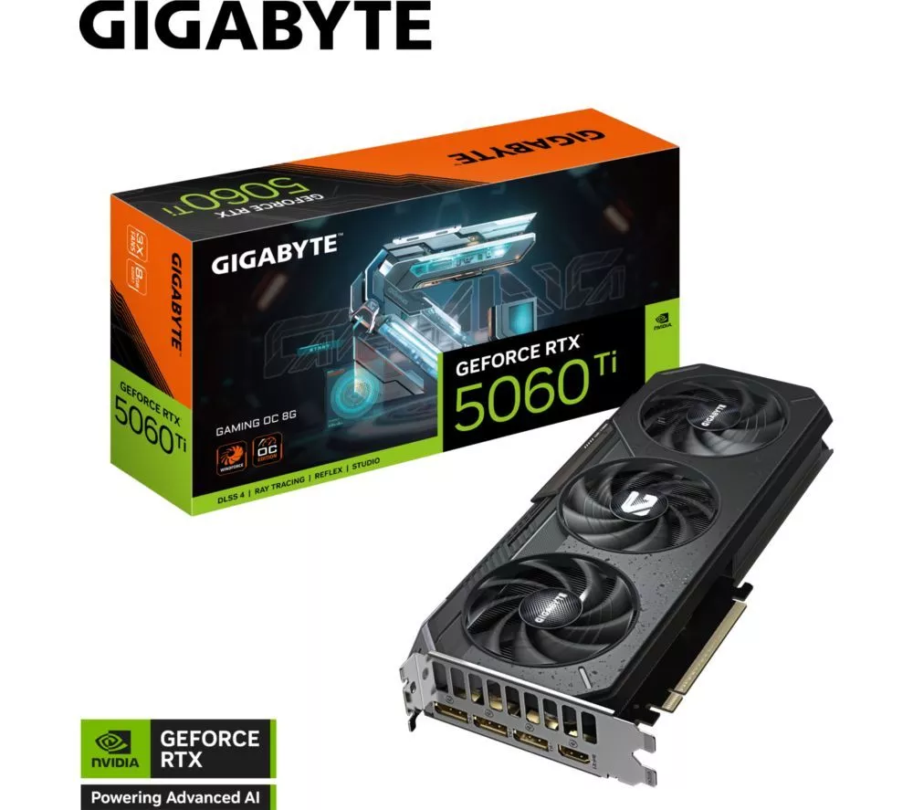 GIGABYTE GeForce RTX 5060 Ti 8 GB GAMING OC Graphics Card