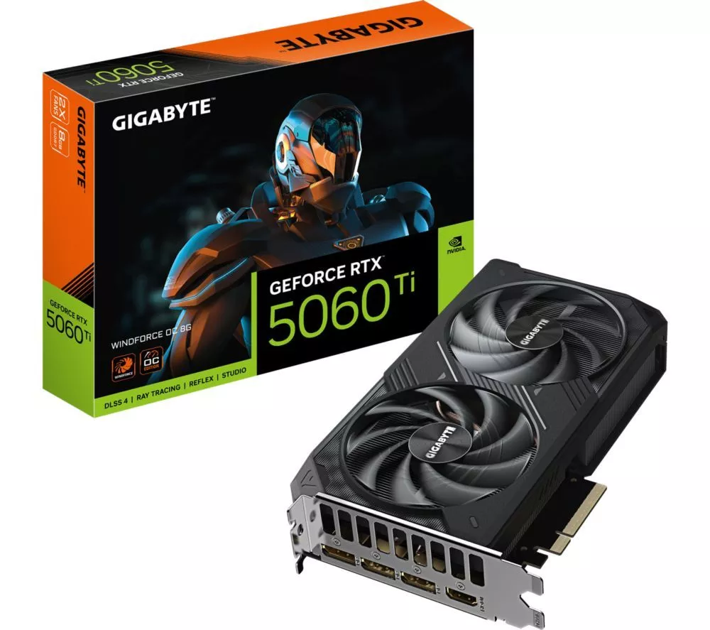 GIGABYTE GeForce RTX 5060 Ti 8 GB WINDFORCE OC Graphics Card