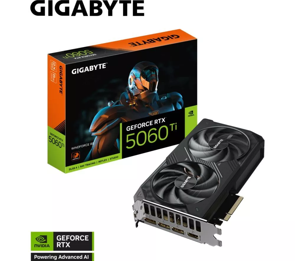 GIGABYTE GeForce RTX 5060 Ti 8 GB WINDFORCE Graphics Card