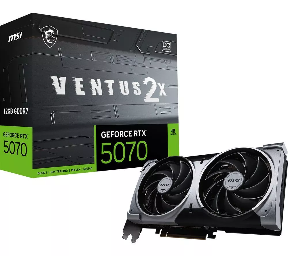 MSI GeForce RTX 5070 12 GB VENTUS 2X OC Graphics Card