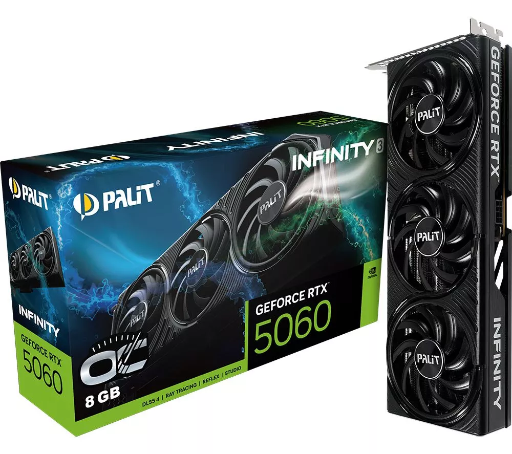 PALIT GeForce RTX 5060 8 GB Infinity 3 OC Graphics Card