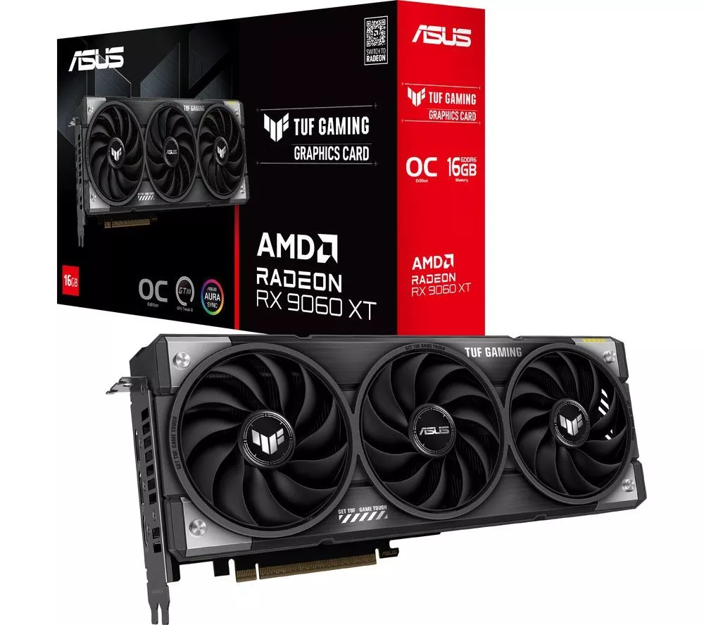 ASUS Radeon RX 9060 XT 16 GB TUF Gaming OC Graphics Card