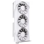 XFX Radeon RX 9060 XT 16 GB Swift Triple Fan OC Card - White
