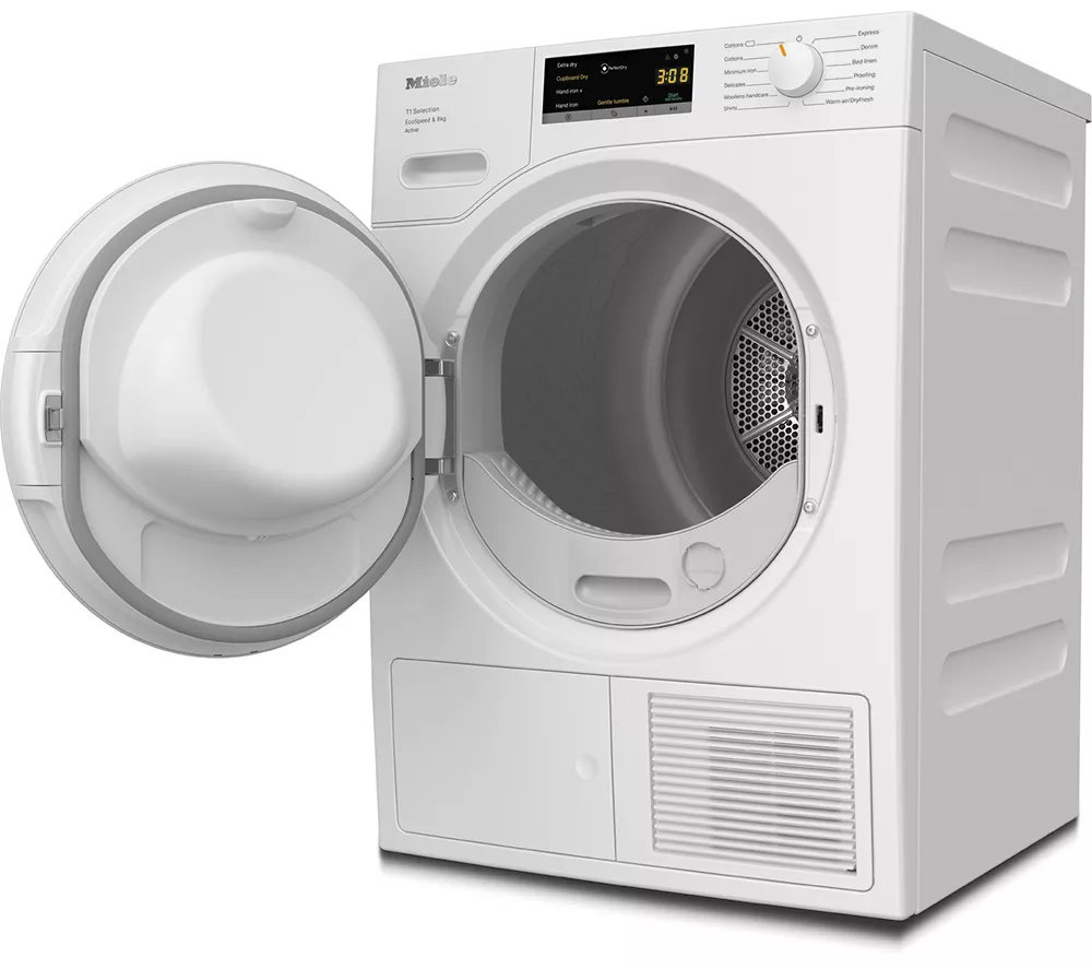 MIELE Active T1 TWA520WP 8 kg Heat Pump Tumble Dryer - White