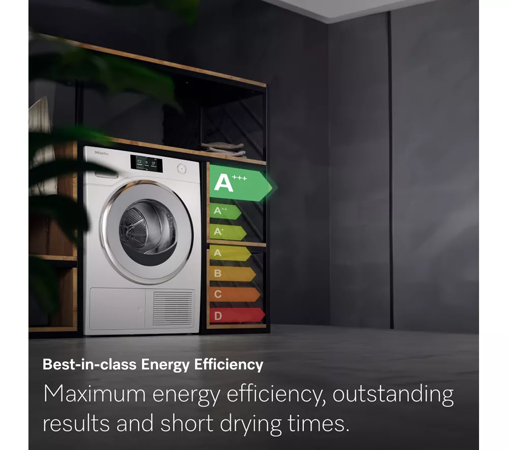 MIELE Active T1 TWA520WP 8 kg Heat Pump Tumble Dryer - White