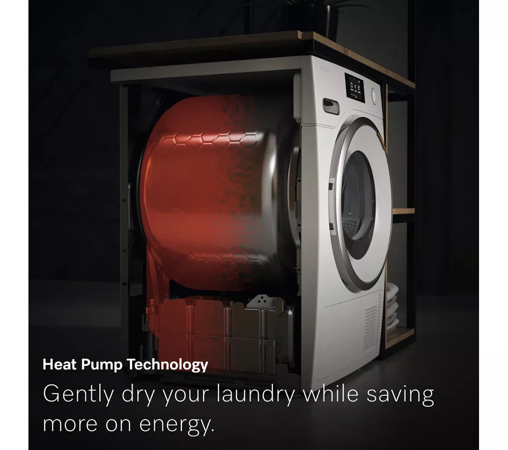 MIELE Active T1 TWA520WP 8 kg Heat Pump Tumble Dryer - White