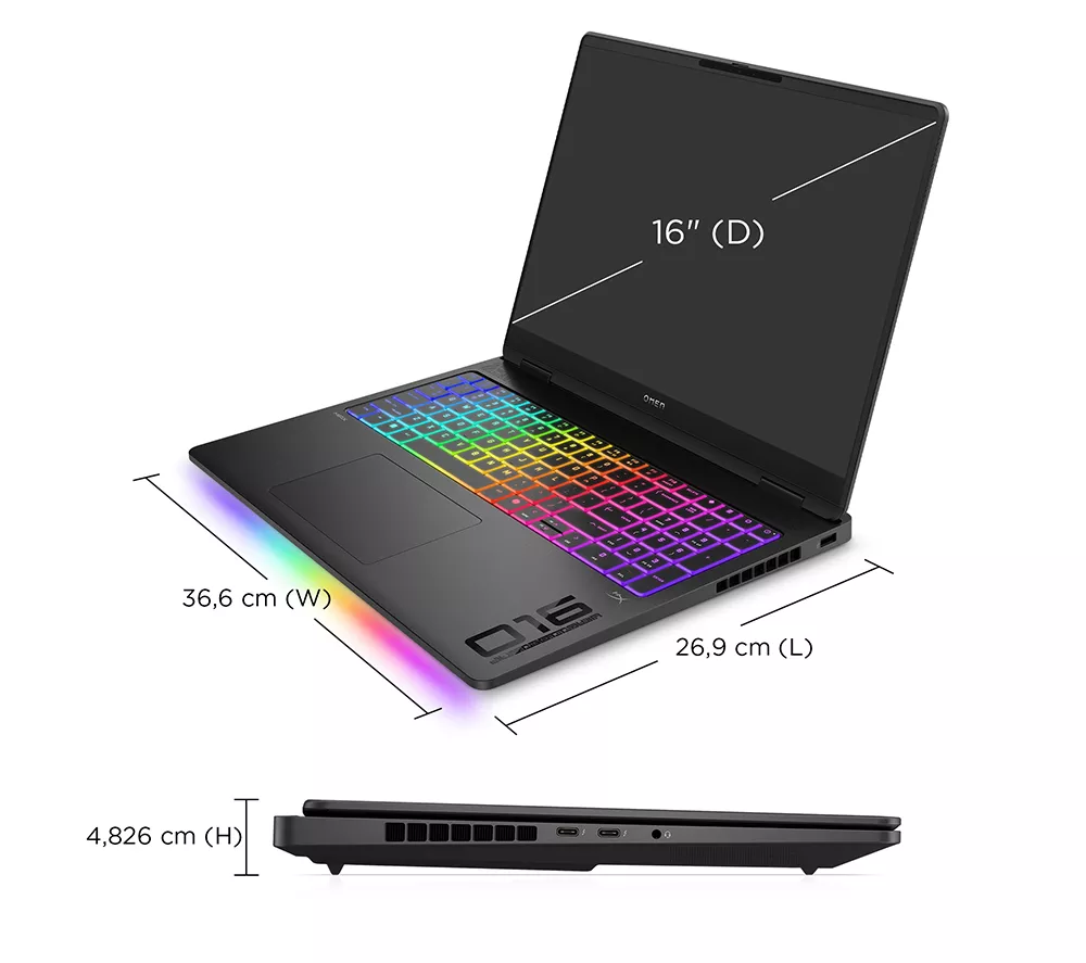HP OMEN MAX 16-ah0500na 16" Gaming Laptop - Intel® Core™ Ultra 9, RTX 5080, 1 TB SSD