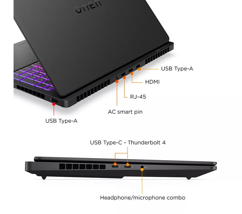 HP OMEN MAX 16-ah0500na 16" Gaming Laptop - Intel® Core™ Ultra 9, RTX 5080, 1 TB SSD