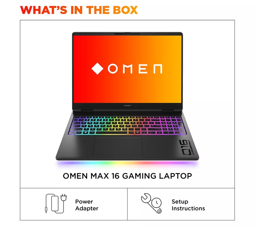 HP OMEN MAX 16-ah0500na 16" Gaming Laptop - Intel® Core™ Ultra 9, RTX 5080, 1 TB SSD
