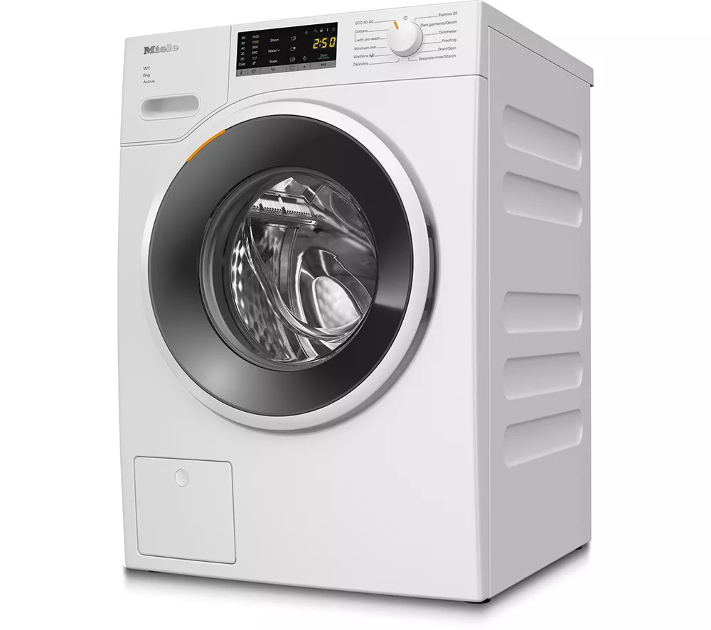 MIELE WWA120 WCS 8 kg 1400 Spin Washing Machine - Lotus White