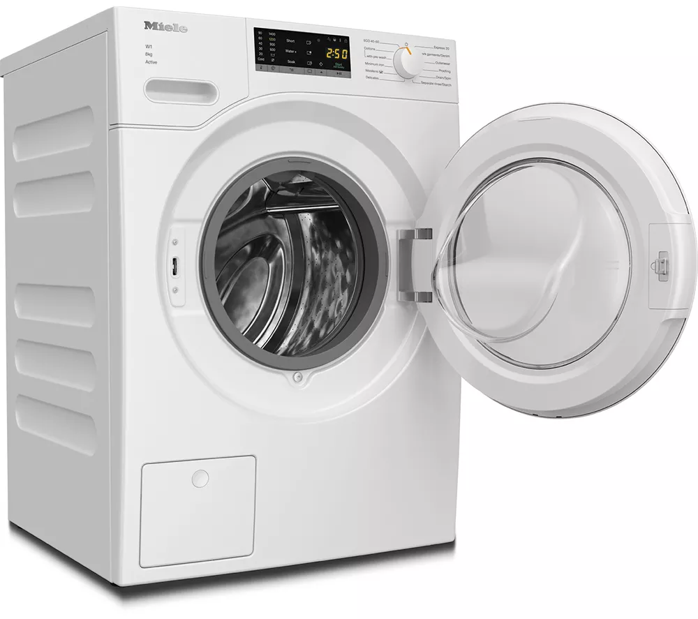 MIELE WWA120 WCS 8 kg 1400 Spin Washing Machine - Lotus White