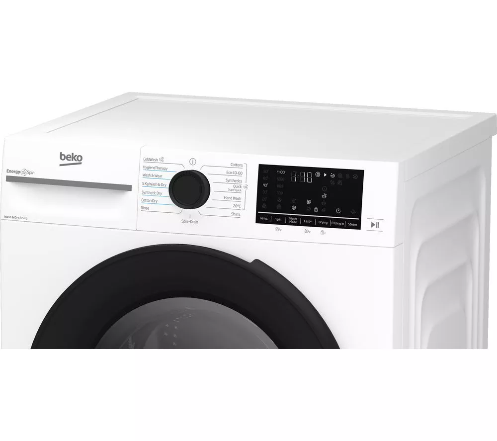 BEKO Pro BM3DT68342W 8 kg Washer Dryer - White