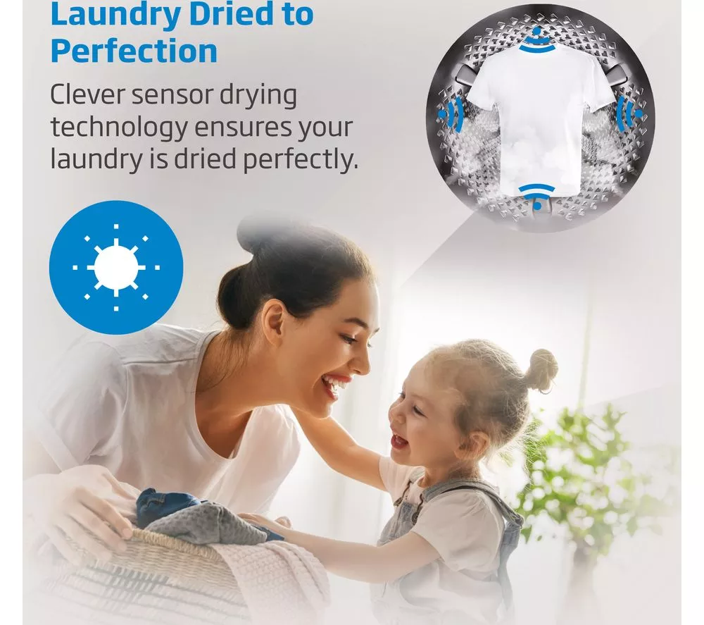 BEKO Pro BM3DT68342W 8 kg Washer Dryer - White