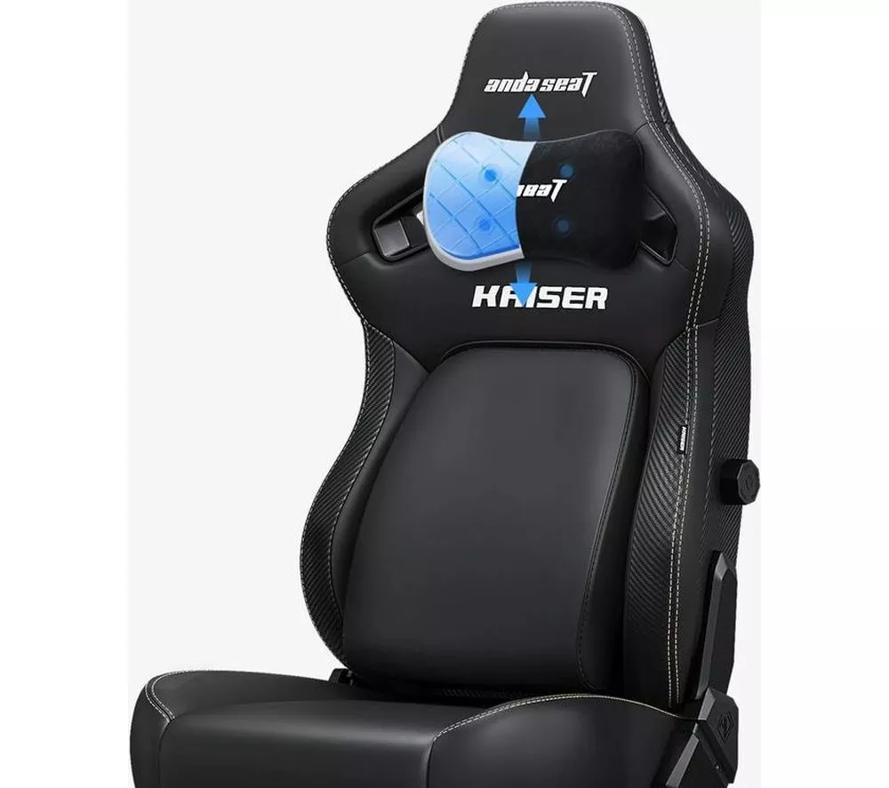 ANDASEAT Kaiser 4 Series Premium Gaming Chair - Large, Elegant Black