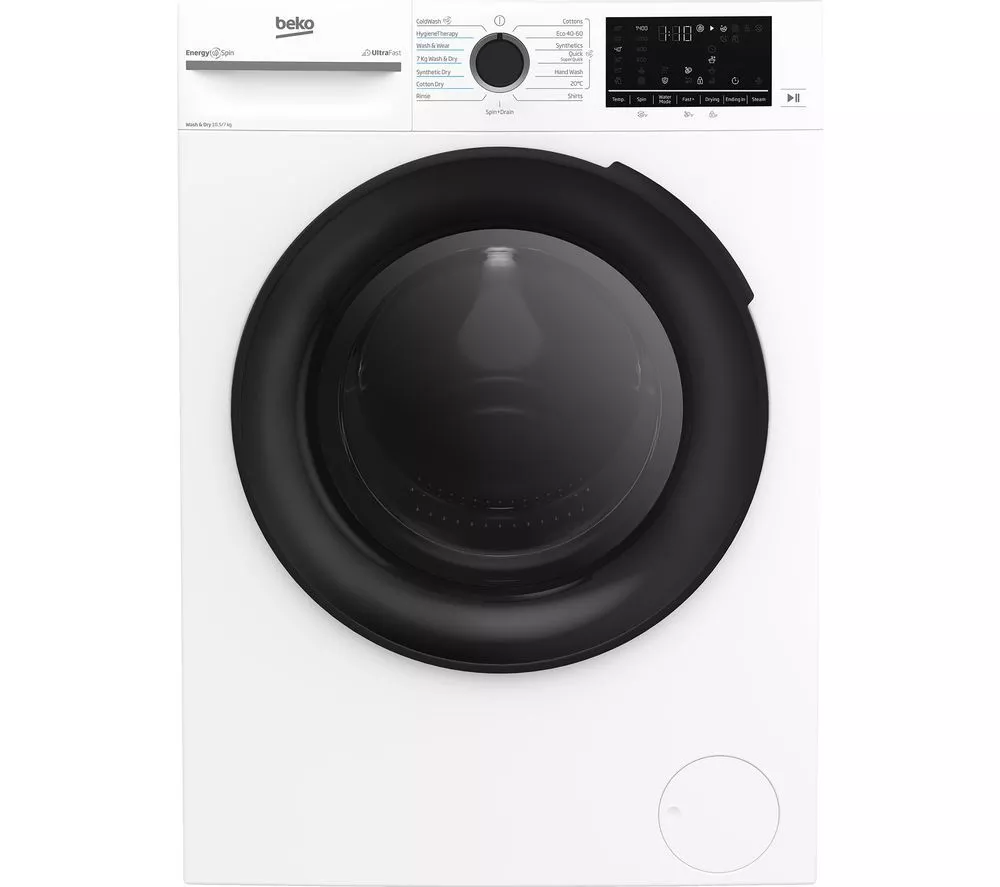 BEKO Pro BM5D510745UW 10.5 kg Washer Dryer - White