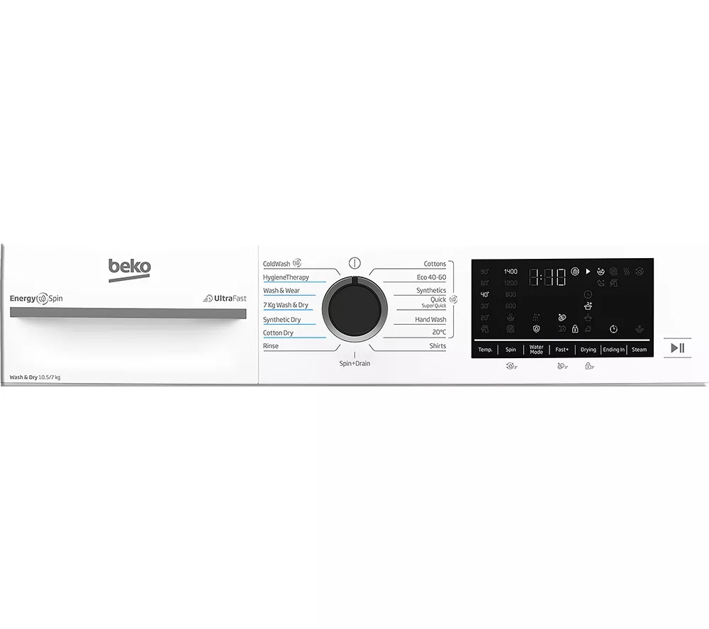 BEKO Pro BM5D510745UW 10.5 kg Washer Dryer - White
