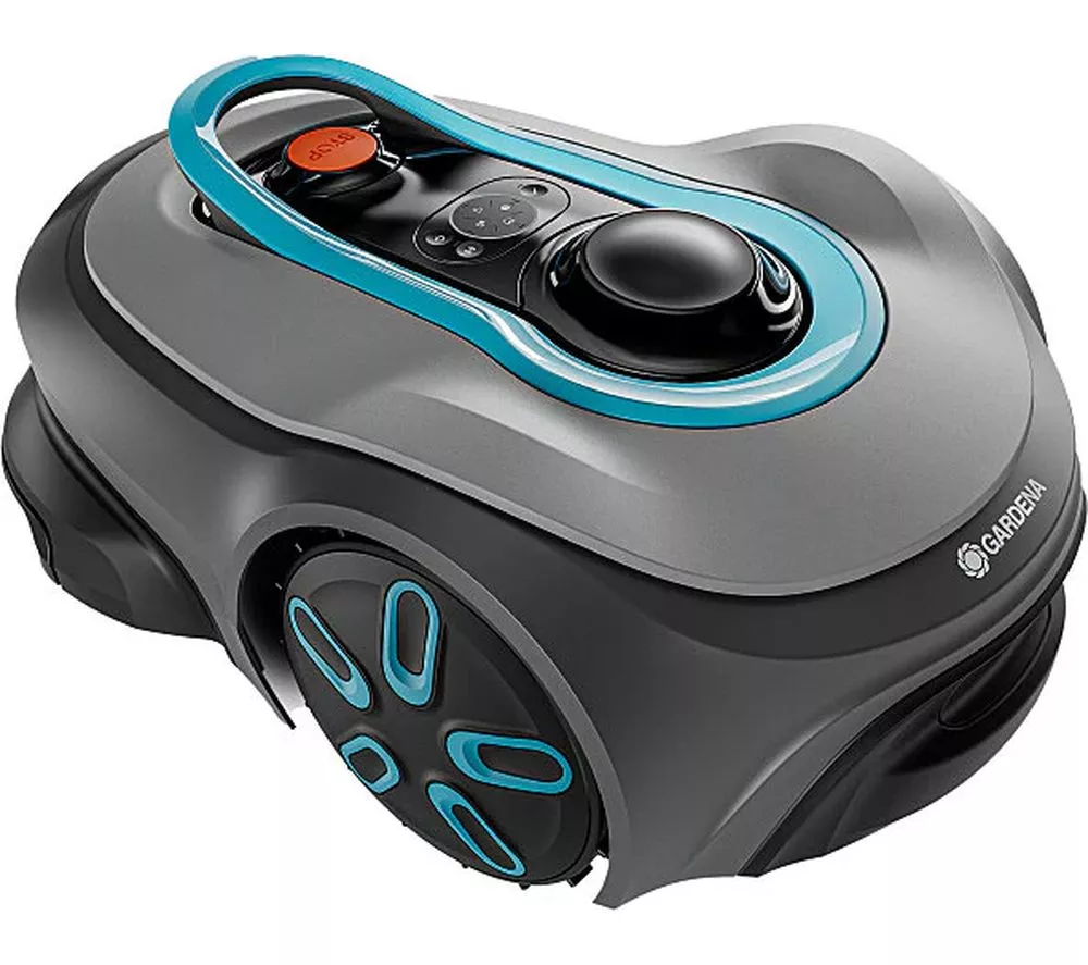 GARDENA Smart SILENO Free Cordless Robot Lawn Mower - Black & Blue