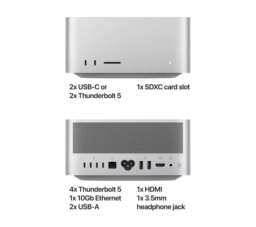 APPLE Mac Studio - M3 Ultra, 1 TB SSD, Silver