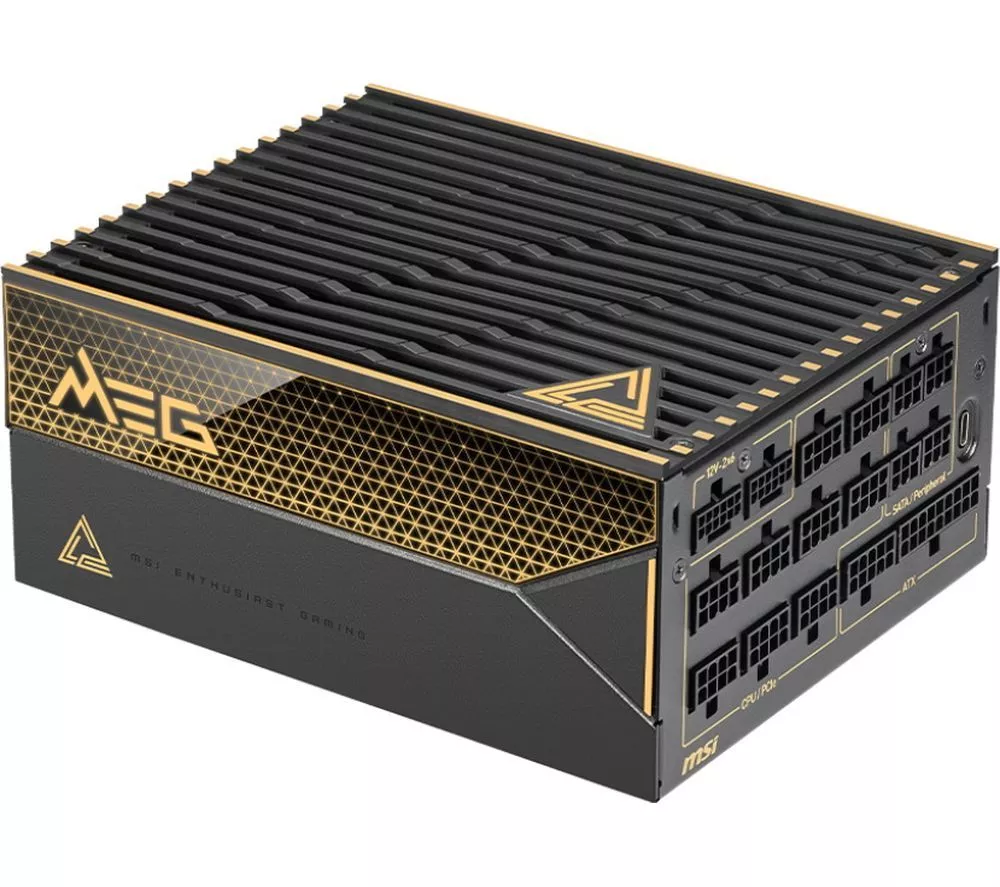 MSI MEG Ai1600T PCIE5 Modular ATX PSU - 1600 W