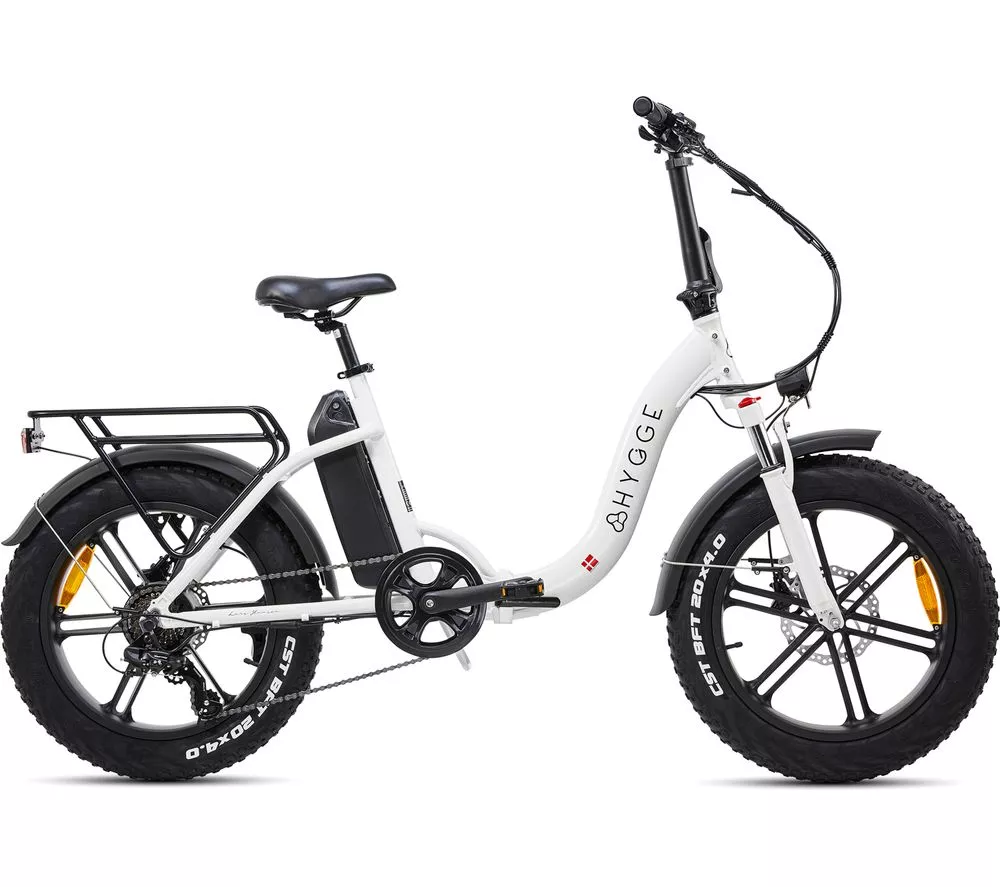 HYGGE Vester Step HY0243 Electric Folding Bike - Heron White