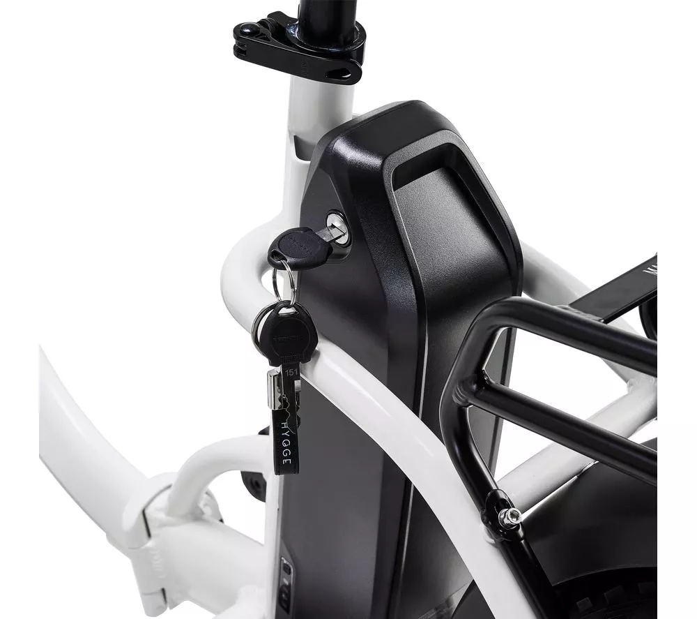 HYGGE Vester Step HY0243 Electric Folding Bike - Heron White