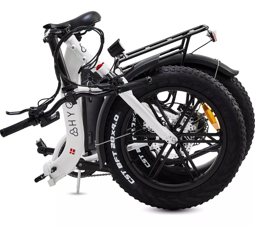HYGGE Vester Step HY0243 Electric Folding Bike - Heron White