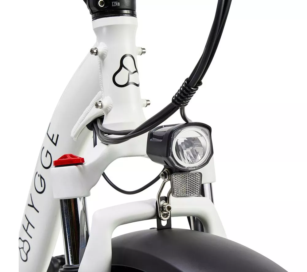 HYGGE Vester Step HY0243 Electric Folding Bike - Heron White