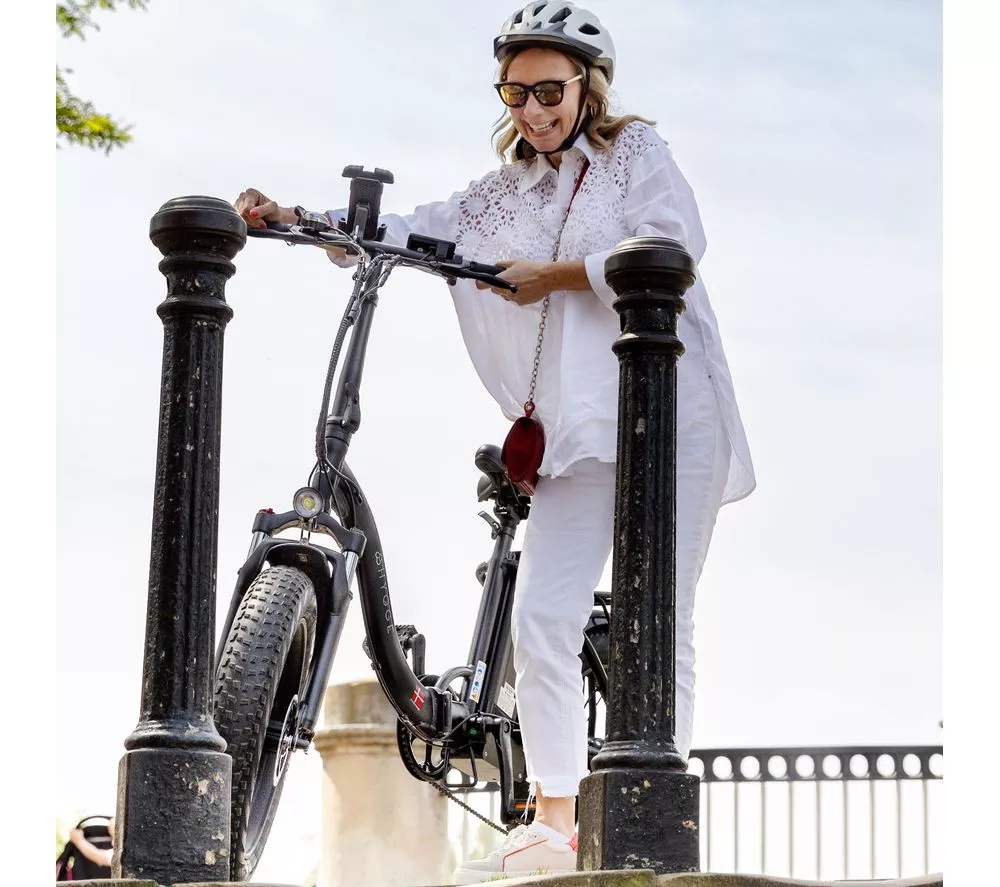 HYGGE Vester Step HY0243 Electric Folding Bike - Heron White