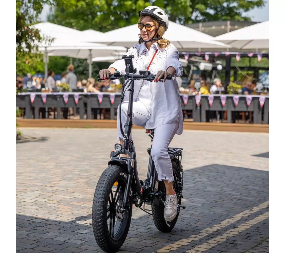 HYGGE Vester Step HY0243 Electric Folding Bike - Heron White