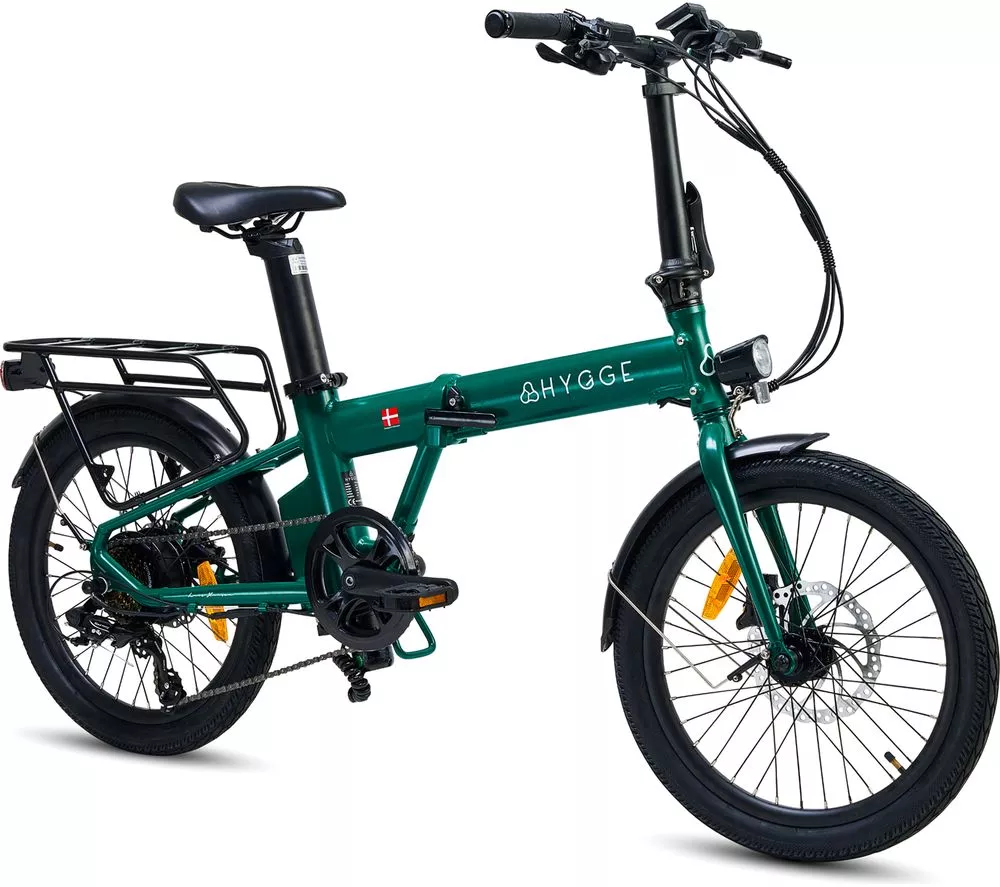 HYGGE Virum HY0240 Electric Folding Bike - British Racing Green