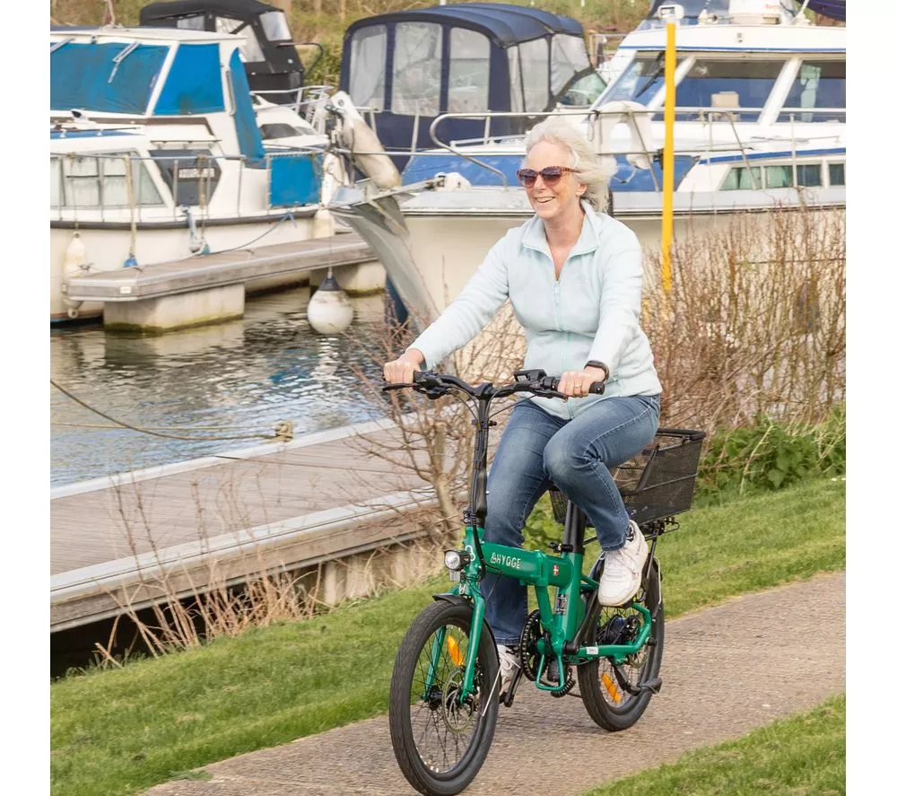HYGGE Virum HY0240 Electric Folding Bike - British Racing Green