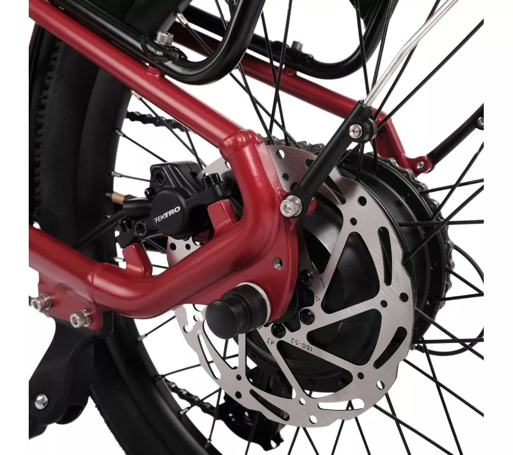 HYGGE Virum HY0241 Electric Folding Bike - Sangria Red