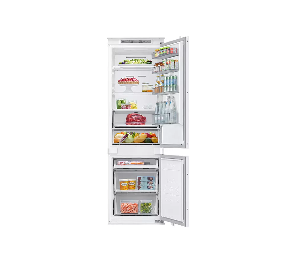 SAMSUNG Bespoke AI Series 6 SpaceMax BRB70F26DES0EU Integrated Smart 70/30 Fridge Freezer - Sliding Hinge, White