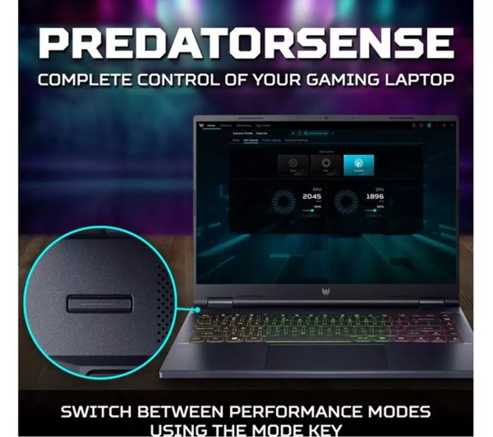 ACER Predator Helios Neo 14.5" Refurbished Gaming Laptop - Intel® Core™ Ultra 9, RTX 4070, 1 TB SSD (Excellent Condition)