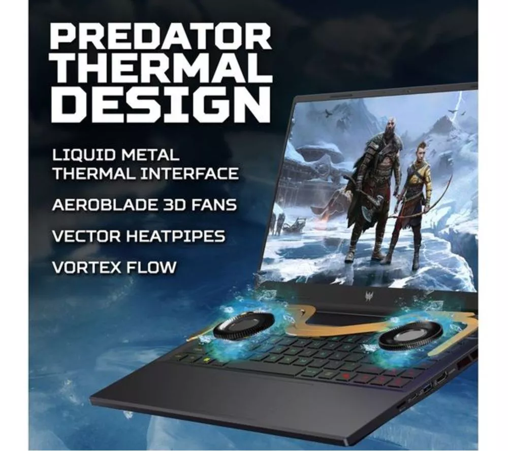 ACER Predator Helios Neo 14.5" Refurbished Gaming Laptop - Intel® Core™ Ultra 7, RTX 4060, 1 TB SSD (Excellent Condition)