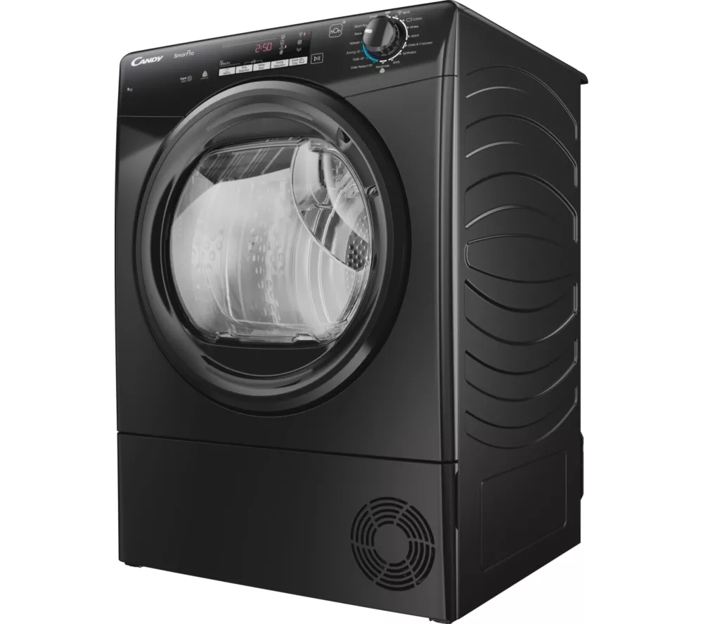 CANDY Smart Pro CROE C9TBEB WiFi-enabled 9 kg Condenser Tumble Dryer - Black