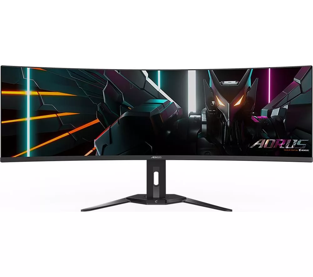 GIGABYTE AORUS CO49DQ 5K Ultra HD 49" Curved QD-OLED Gaming Monitor - Black