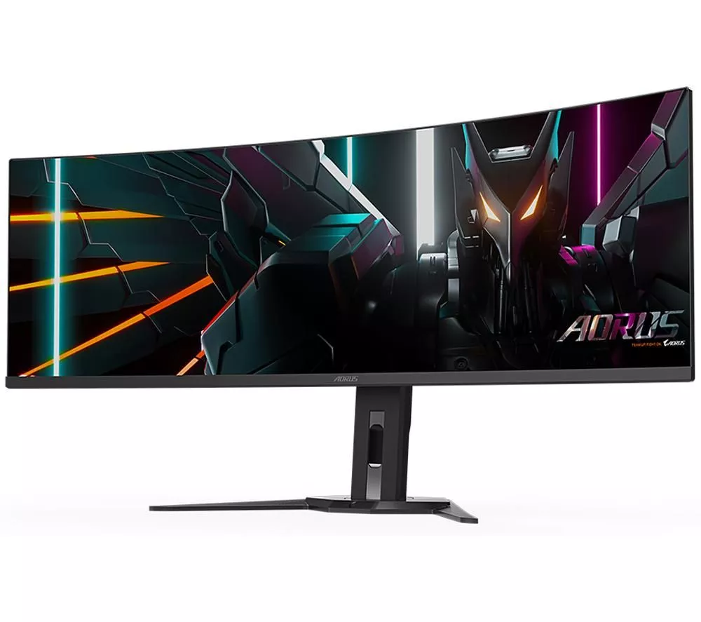 GIGABYTE AORUS CO49DQ 5K Ultra HD 49" Curved QD-OLED Gaming Monitor - Black