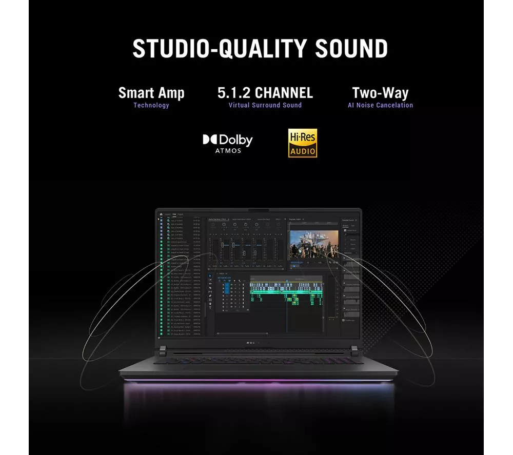 ASUS ROG Strix SCAR 18 18" Gaming Laptop - Intel® Core™ Ultra 9, RTX 5080, 2 TB SSD