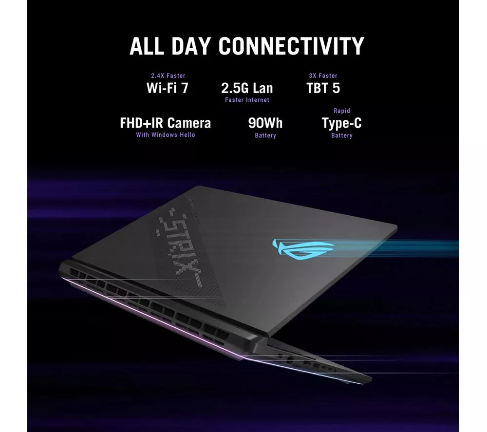 ASUS ROG Strix SCAR 18 18" Gaming Laptop - Intel® Core™ Ultra 9, RTX 5080, 2 TB SSD