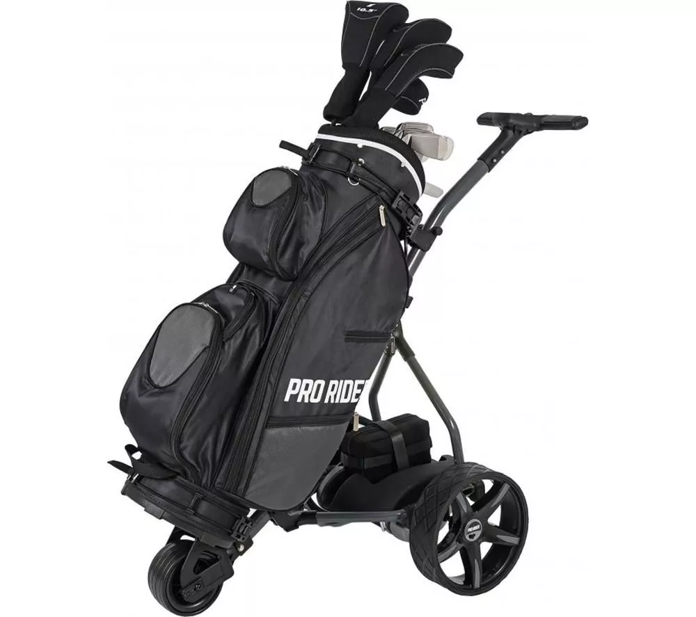 PRO RIDER 18 Hole Electric Golf Trolley - Grey