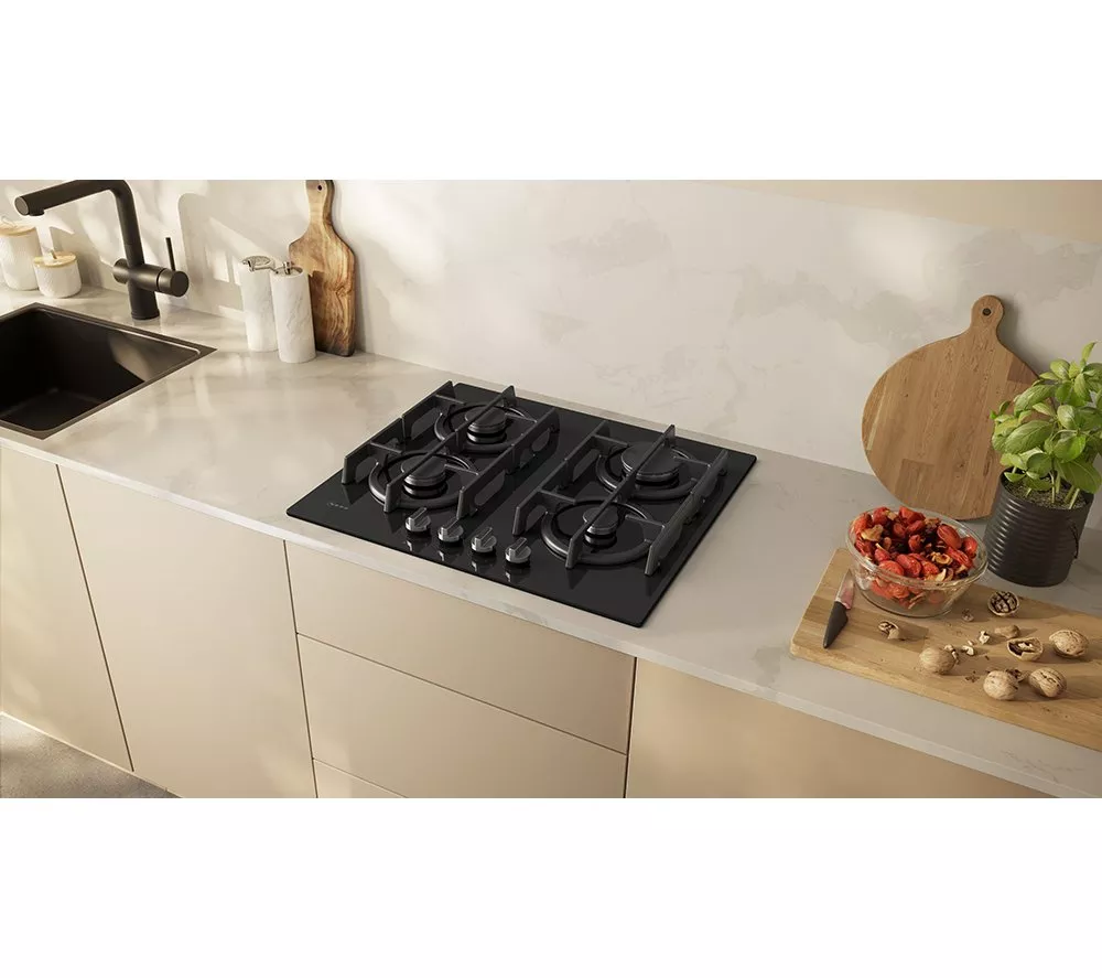 NEFF N70 T26PIP4S0 60 cm Gas Hob - Black