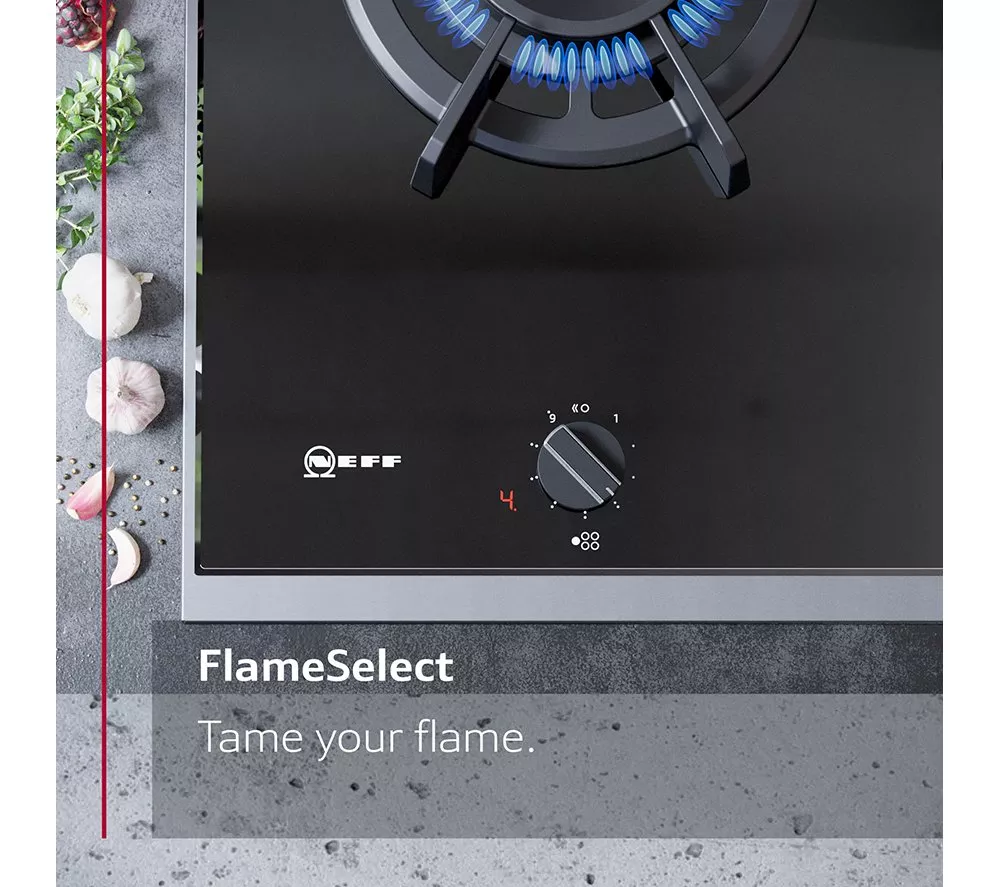 NEFF N70 T26PIP4S0 60 cm Gas Hob - Black