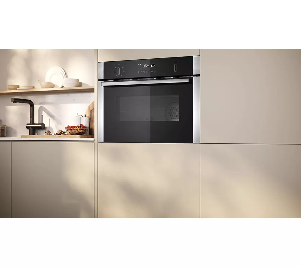 NEFF N50 C1AMG84N1B Built-in Combination Microwave - Stainless Steel