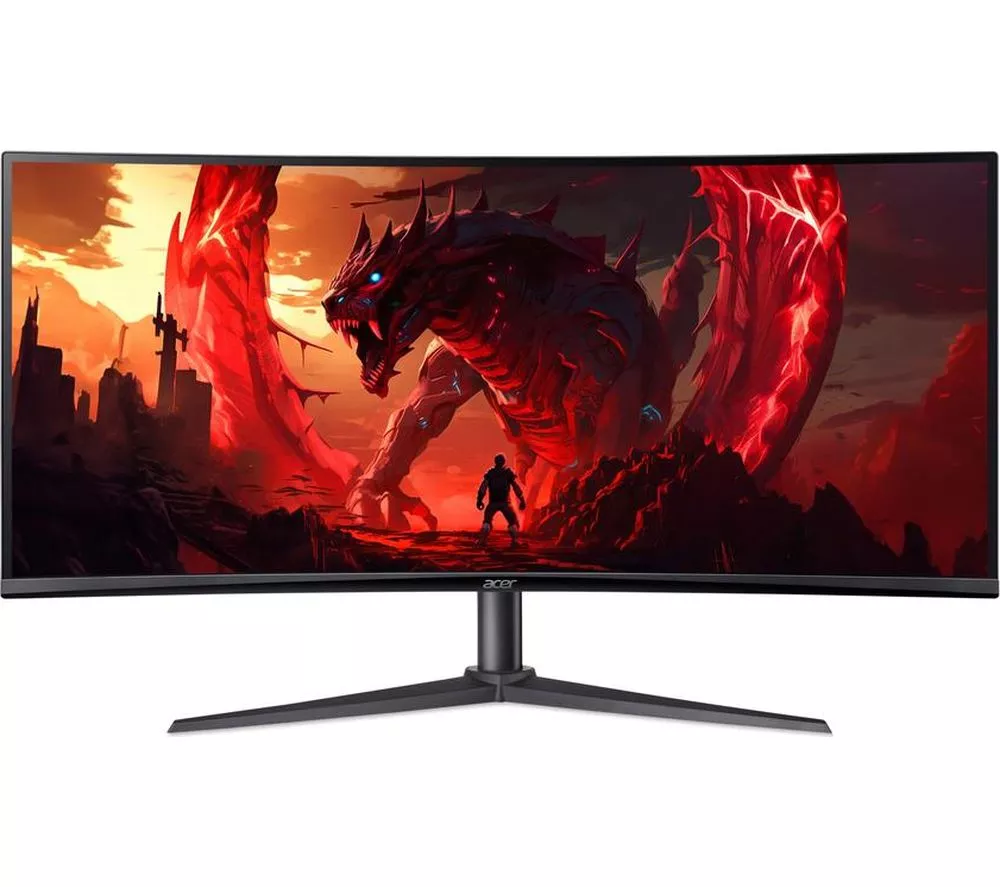 ACER Nitro XZ342CU V3 Quad HD 34" Curved VA LED Gaming Monitor - Black