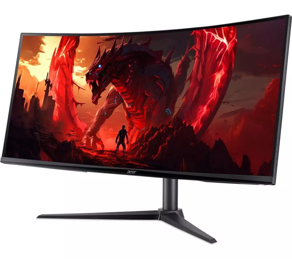 ACER Nitro XZ342CU V3 Quad HD 34" Curved VA LED Gaming Monitor - Black