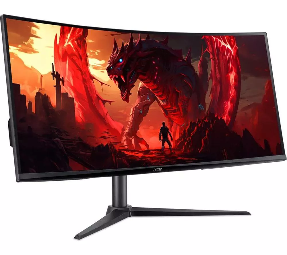 ACER Nitro XZ342CU V3 Quad HD 34" Curved VA LED Gaming Monitor - Black