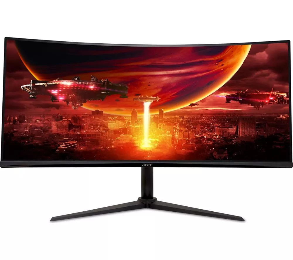 ACER Nitro XZ342CU V3 Quad HD 34" Curved VA LED Gaming Monitor - Black